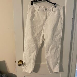 Soft Surroundings White Jeans